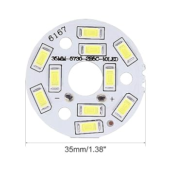 uxcell LED Chip Bulb 300mA 5W 10 LEDs 5730 Surface Mounted